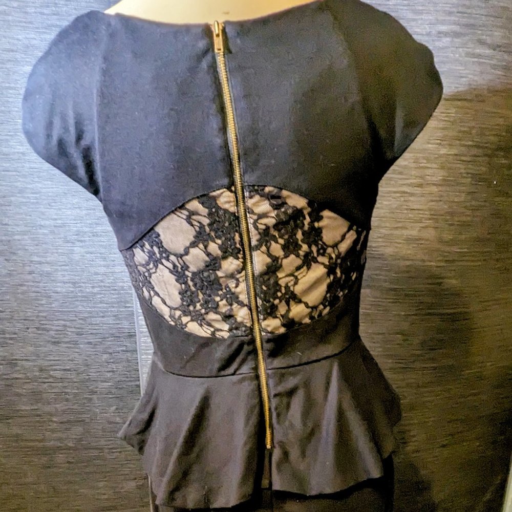 Express size 4 Peplum Cocktail Dress